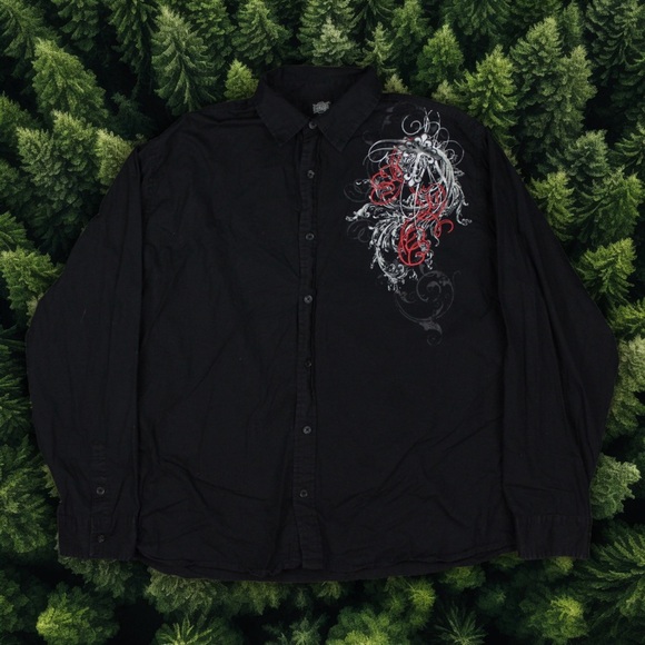 MMA ELITE BUTTON UP SHIRT - Picture 1 of 5